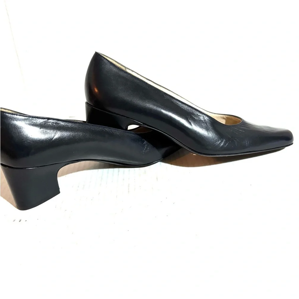 Bally Women's Classic Black Leather Loafers - Picture 8 of 8